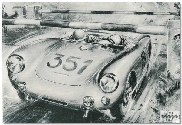 Porsche 550 - Mille MIglia 1954